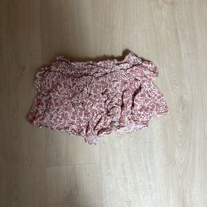 Elegant Floral Women's Ruffle Skorts